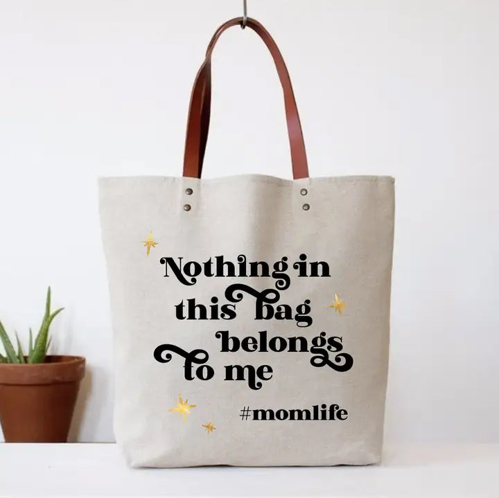 Hashtag Mom Life Tote Bag