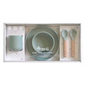 Silicone Toddler Feeding Set - Nosh, Gulp, Chomp