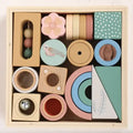 Wooden Activity Blocks 15pc-
Interactive Sensory Blocks Ages 12m+