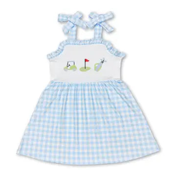 Plaid Sleeveless Golf Unisex Summer Romper