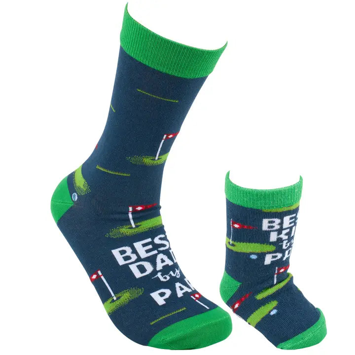 Best Dad/Kid By Par Baby & Me Sock Set
