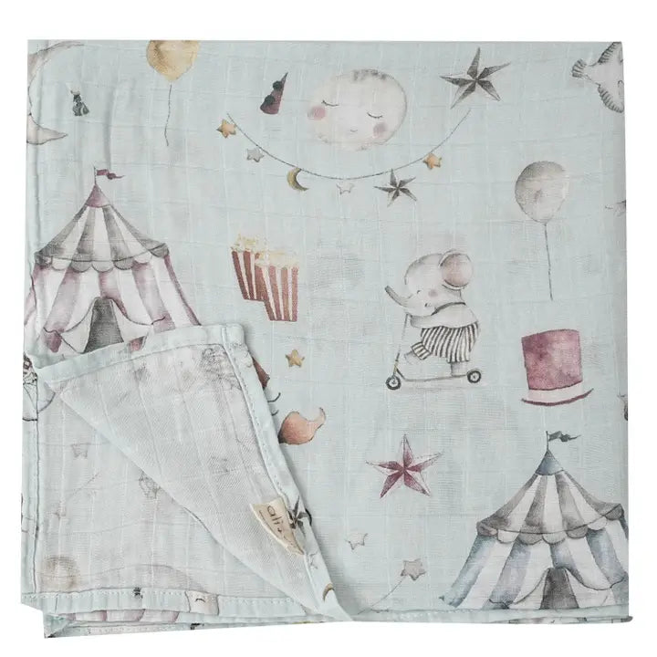 Bamboo Muslin Swaddle Baby Blanket